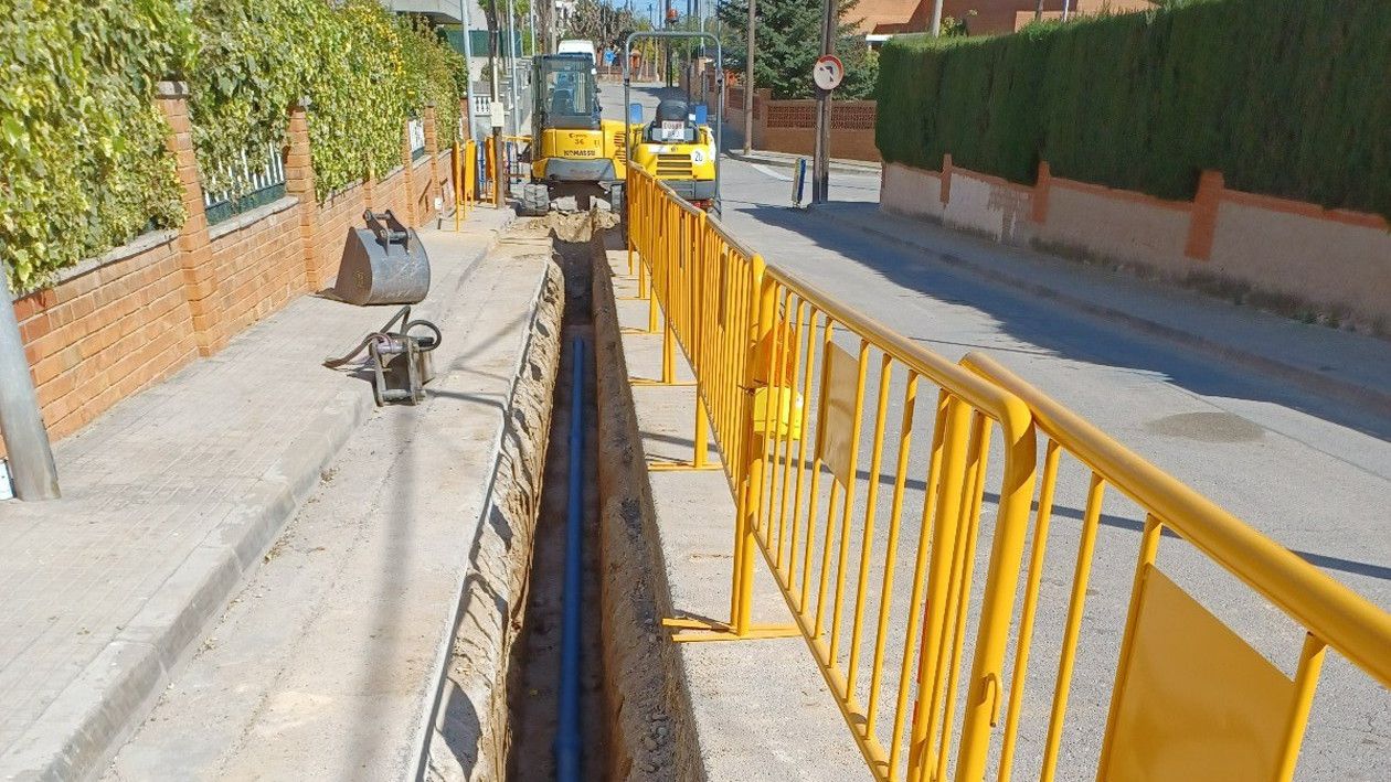 Un dels trams de CanVallhonrat on s'han fet les obres de millora