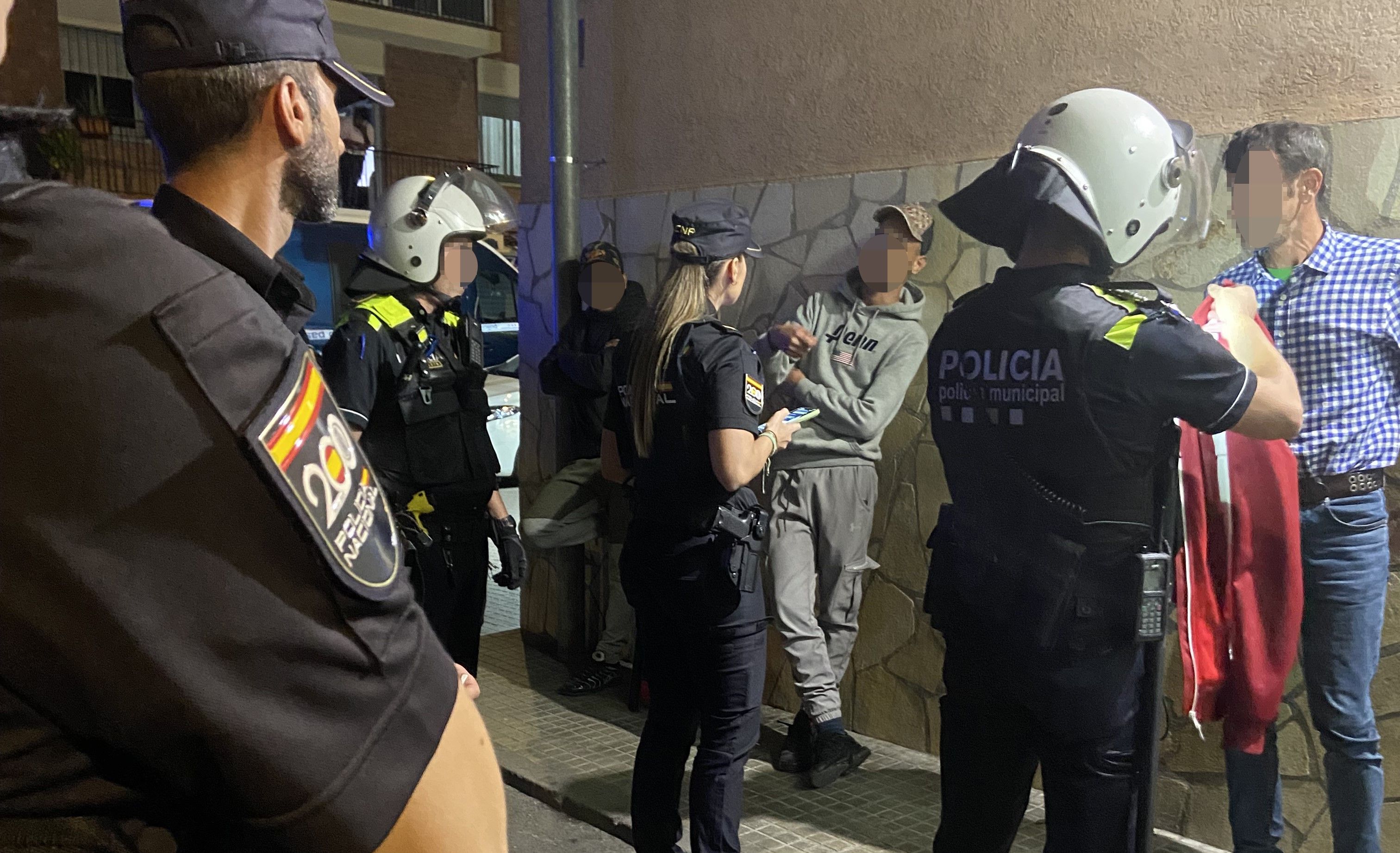 Batudes policials al Vallès.