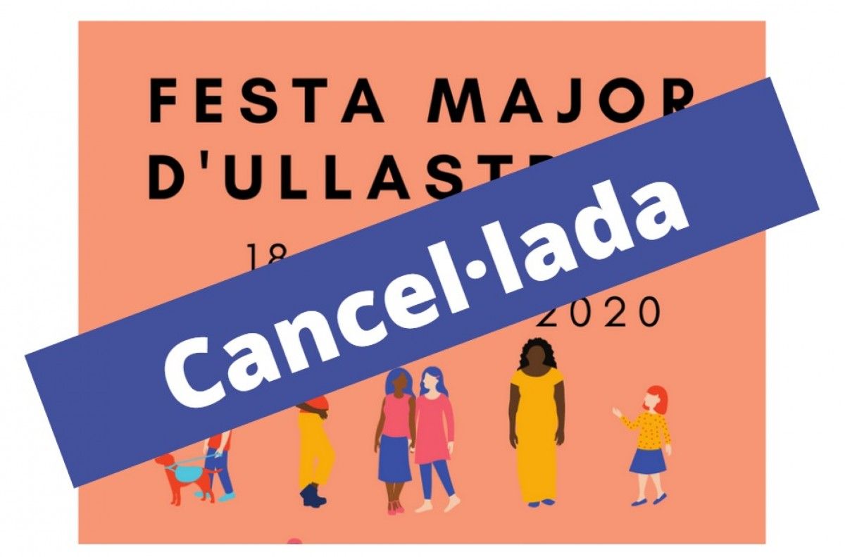 Cartell de la Festa Major d'Ullastrell 2020